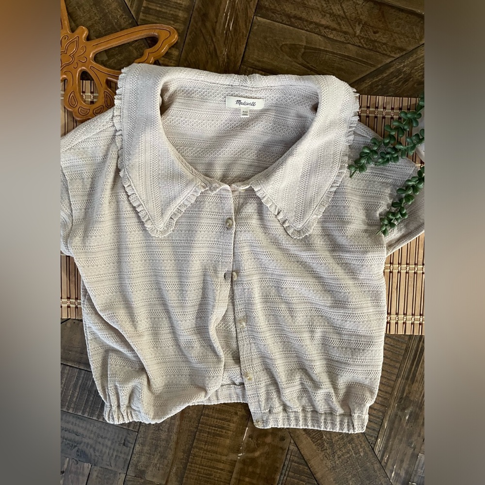 Madewell collared button down T